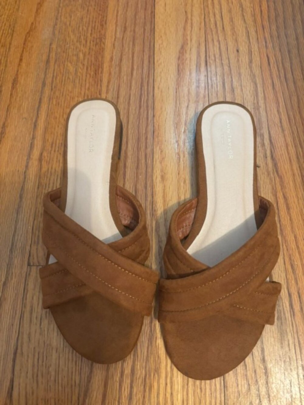 Brown suede sandals Ann Taylor